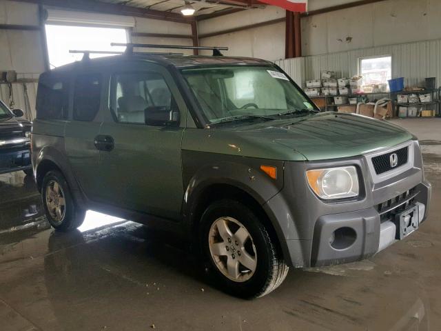 5J6YH27504L023110 - 2004 HONDA ELEMENT EX GREEN photo 1