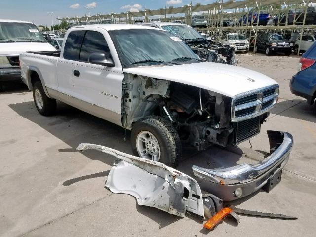 1B7GG22Y1WS529219 - 1998 DODGE DAKOTA WHITE photo 1