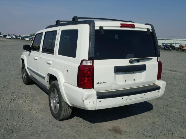 1J4RG4GK7AC127825 - 2010 JEEP COMMANDER WHITE photo 3