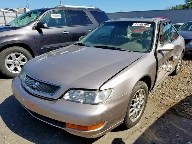 19UYA2251XL008638 - 1999 ACURA 3.0CL GOLD photo 2