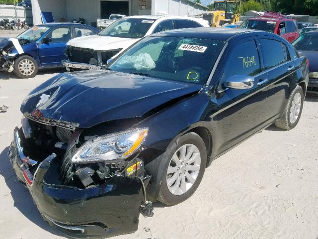 1C3CCBCG5DN608148 - 2013 CHRYSLER 200 LIMITE BLACK photo 2