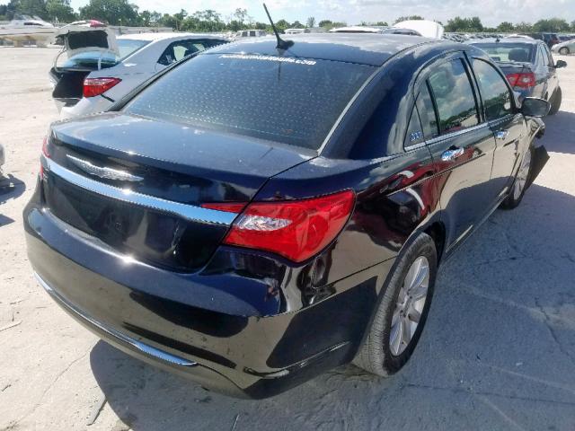 1C3CCBCG5DN608148 - 2013 CHRYSLER 200 LIMITE BLACK photo 4