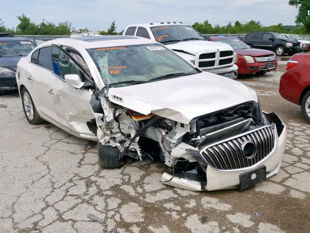 1G4GB5G38EF156177 - 2014 BUICK LACROSSE WHITE photo 1