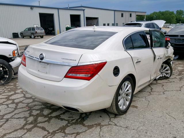 1G4GB5G38EF156177 - 2014 BUICK LACROSSE WHITE photo 4