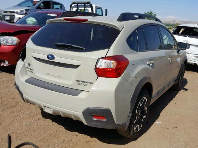 JF2GPABC3G8277214 - 2016 SUBARU CROSSTREK TAN photo 4