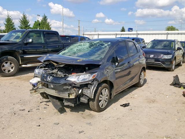 3HGGK5H50FM778991 - 2015 HONDA FIT LX CHARCOAL photo 2