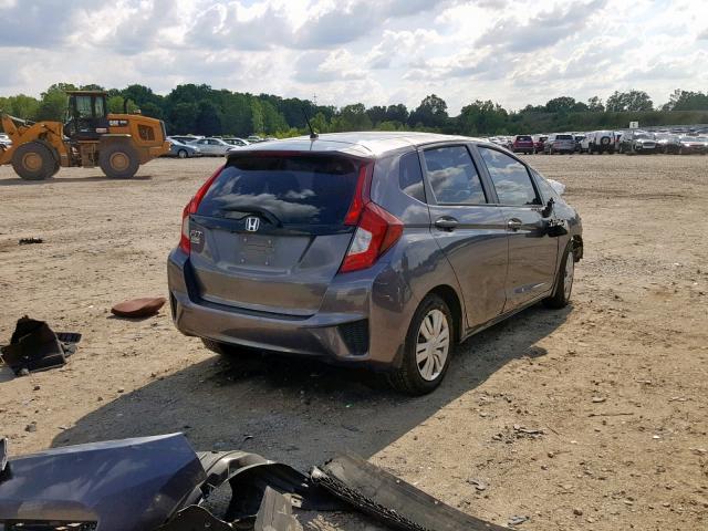 3HGGK5H50FM778991 - 2015 HONDA FIT LX CHARCOAL photo 4