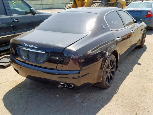 ZAMCE39A860022487 - 2006 MASERATI QUATTROPOR BLACK photo 4