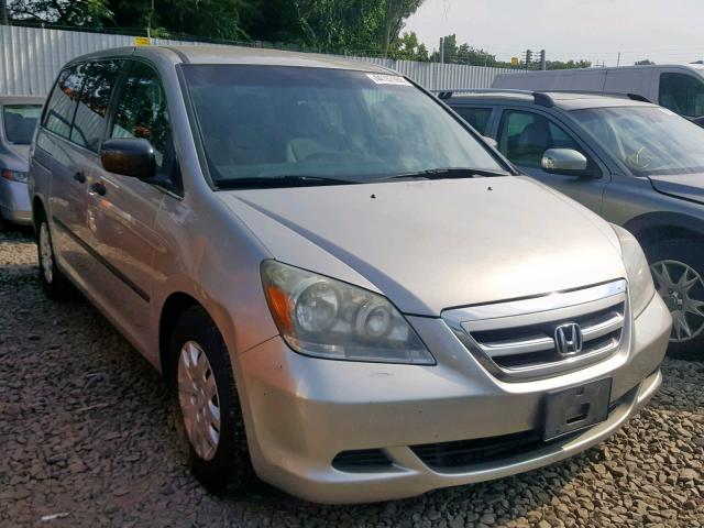 5FNRL38286B103490 - 2006 HONDA ODYSSEY LX SILVER photo 1