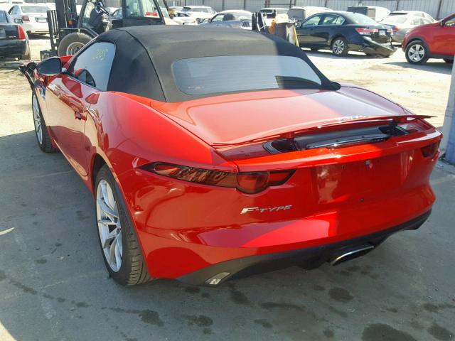 SAJDD5GX6JCK52780 - 2018 JAGUAR F-TYPE RED photo 3