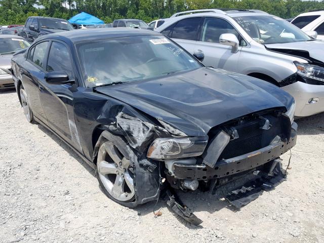 2C3CDXHG0DH617836 - 2013 DODGE CHARGER SX BLACK photo 1