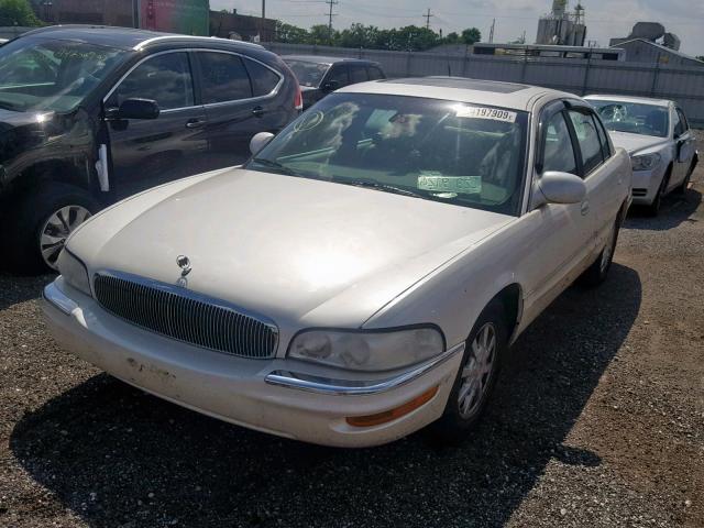 1G4CW54K614198058 - 2001 BUICK PARK AVENU WHITE photo 2