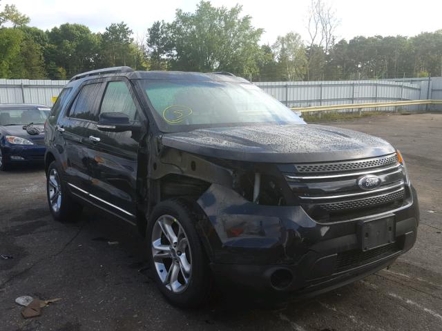 1FM5K8F83FGA05300 - 2015 FORD EXPLORER L BLACK photo 1