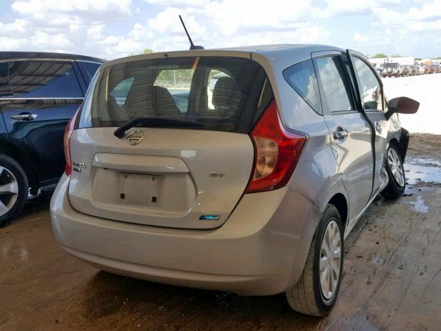 3N1CE2CP7GL400446 - 2016 NISSAN VERSA NOTE SILVER photo 4