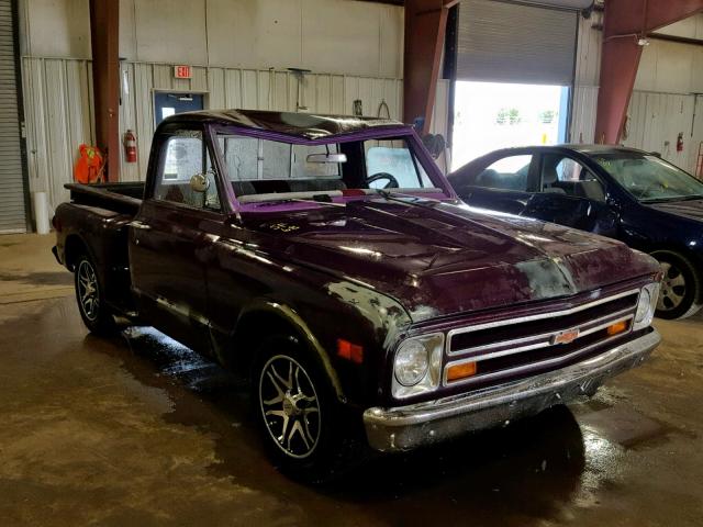 CE138F155855 - 1968 CHEVROLET STEPSIDE PURPLE photo 1