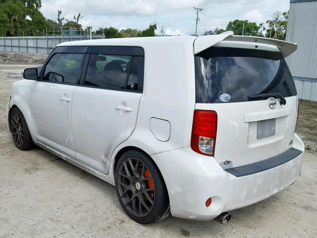 JTLZE4FE3CJ011550 - 2012 TOYOTA SCION XB 白色 照片 3