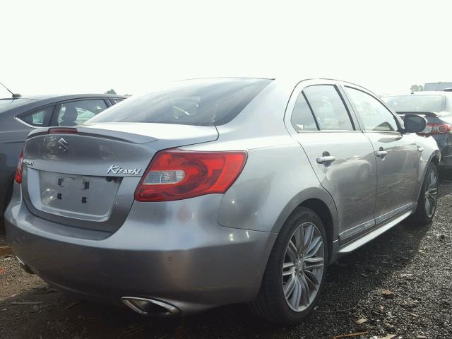 JS2RE9A85B6110548 - 2011 SUZUKI KIZASHI SP GRAY photo 4