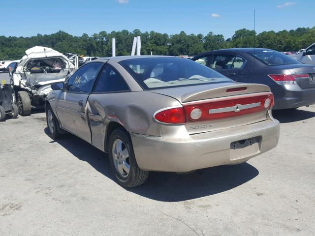 1G1JF12F547326215 - 2004 CHEVROLET CAVALIER L BROWN photo 3