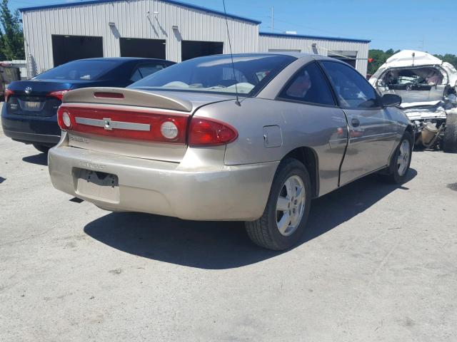 1G1JF12F547326215 - 2004 CHEVROLET CAVALIER L BROWN photo 4