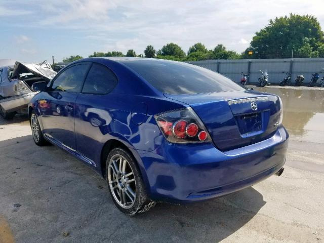 JTKDE167180259100 - 2008 TOYOTA SCION TC ლურჯი ფოტო 3