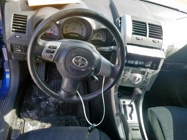 JTKDE167180259100 - 2008 TOYOTA SCION TC ლურჯი ფოტო 9