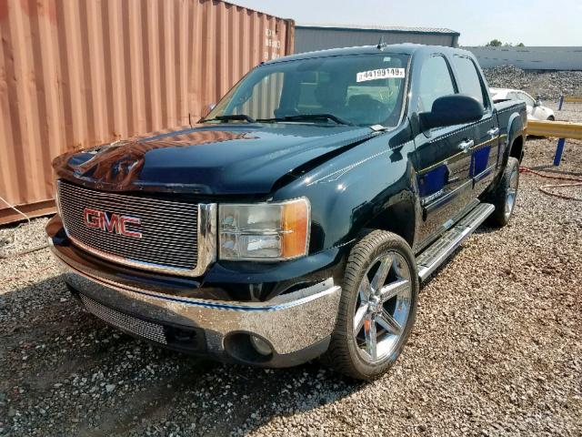 3GTEC13J48G308898 - 2008 GMC SIERRA C15 BLACK photo 2