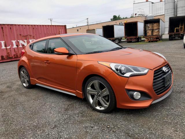 KMHTC6AE1FU232623 - 2015 HYUNDAI VELOSTER T ORANGE photo 1