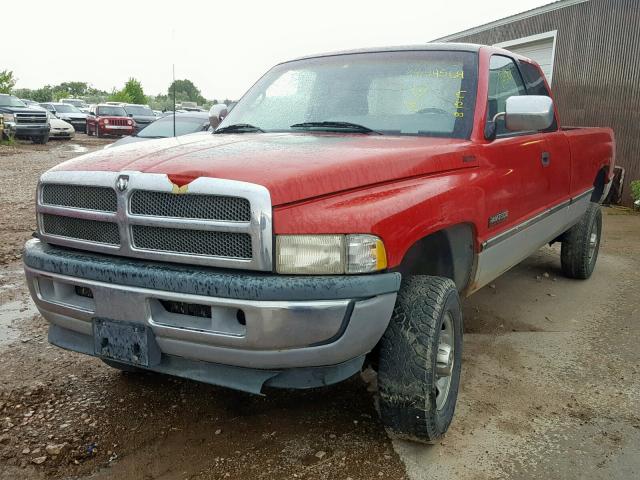 3B7KF23D7VM562483 - 1997 DODGE RAM 2500 RED photo 2