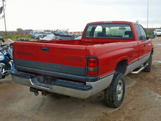 3B7KF23D7VM562483 - 1997 DODGE RAM 2500 RED photo 4