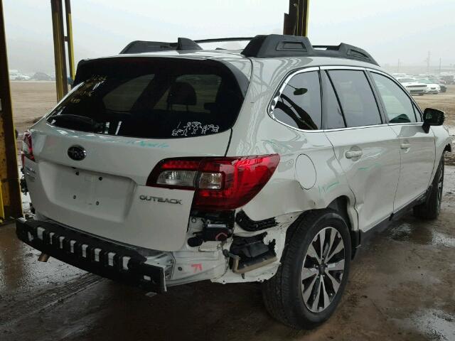 4S4BSBNC3G3254520 - 2016 SUBARU OUTBACK 2. WHITE photo 4