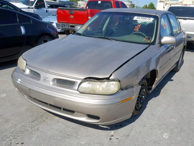 1G3NB52M3X6336729 - 1999 OLDSMOBILE CUTLASS GL SILVER photo 2