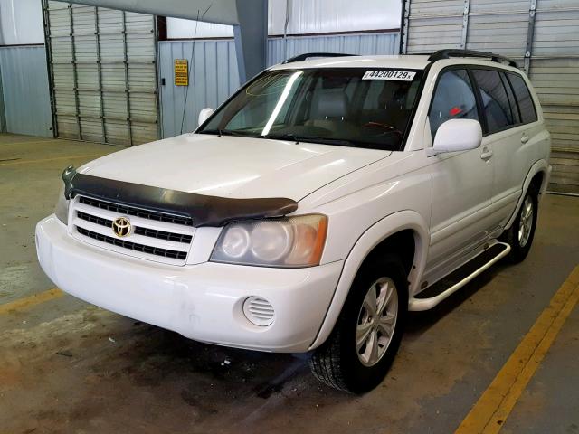 JTEGF21A230112914 - 2003 TOYOTA HIGHLANDER WHITE photo 2