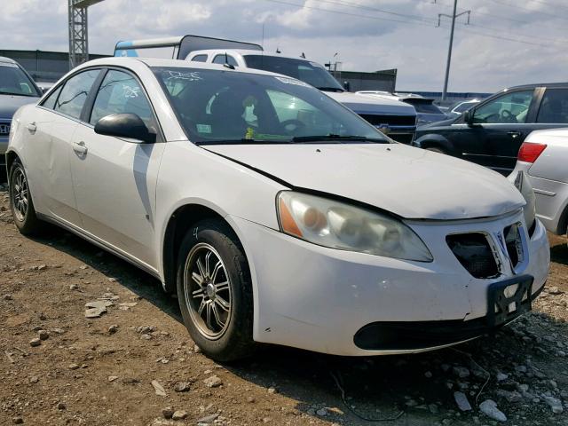 1G2ZF57B284153059 - 2008 PONTIAC G6 VALUE L WHITE photo 1