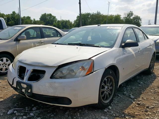 1G2ZF57B284153059 - 2008 PONTIAC G6 VALUE L WHITE photo 2