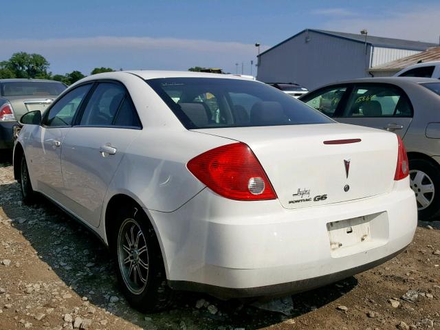 1G2ZF57B284153059 - 2008 PONTIAC G6 VALUE L WHITE photo 3