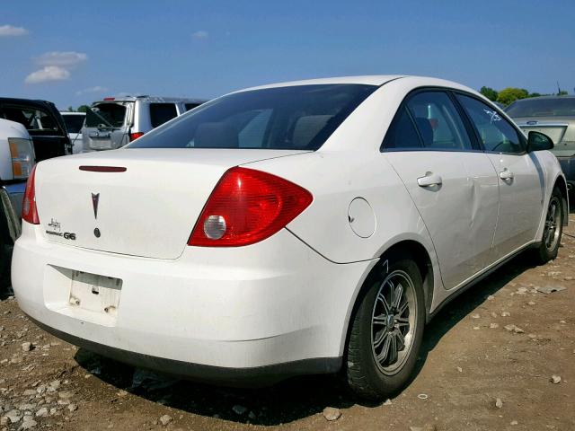 1G2ZF57B284153059 - 2008 PONTIAC G6 VALUE L WHITE photo 4