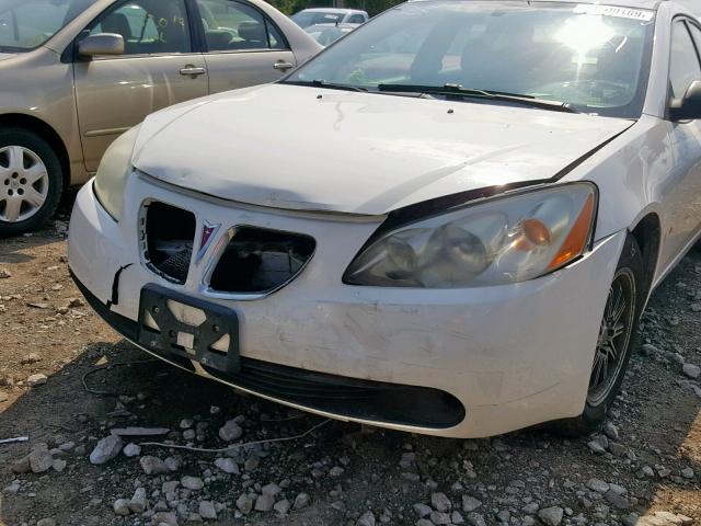 1G2ZF57B284153059 - 2008 PONTIAC G6 VALUE L WHITE photo 9