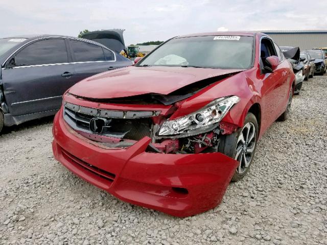 1HGCS1B33BA005499 - 2011 HONDA ACCORD LX- RED photo 2