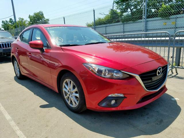 JM1BM1W70G1342785 - 2016 MAZDA 3 TOURING RED photo 1