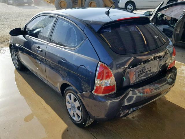 KMHCM36C57U054719 - 2007 HYUNDAI ACCENT GS GRAY photo 3