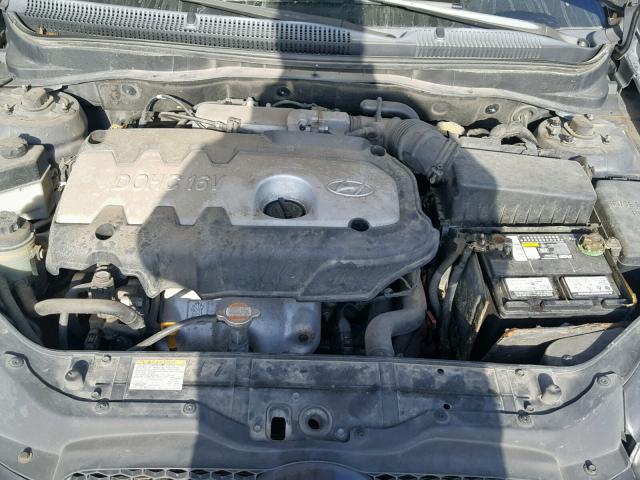 KMHCM36C57U054719 - 2007 HYUNDAI ACCENT GS GRAY photo 7