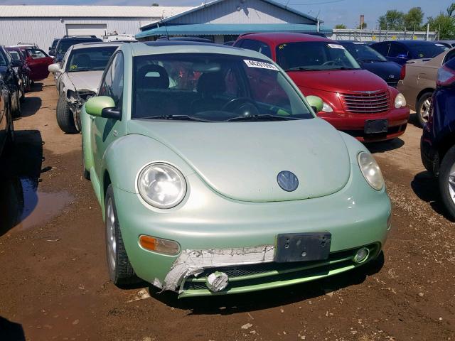 3VWCK21C72M400548 - 2002 VOLKSWAGEN NEW BEETLE Yaşıl foto 1