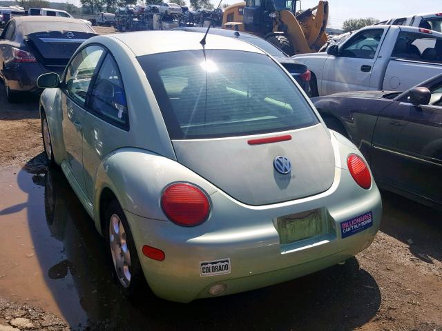 3VWCK21C72M400548 - 2002 VOLKSWAGEN NEW BEETLE Yaşıl foto 3