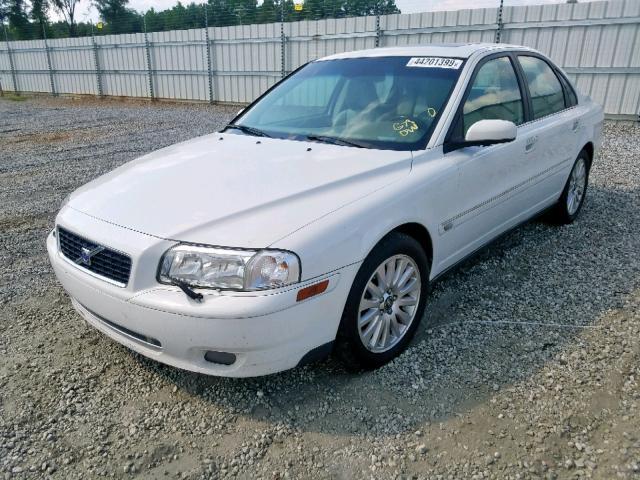 YV1TS592561445680 - 2006 VOLVO S80 2.5T WHITE photo 2