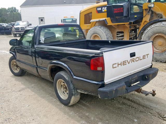 1GCCS1445YK121360 - 2000 CHEVROLET S TRUCK S1 BLACK photo 3