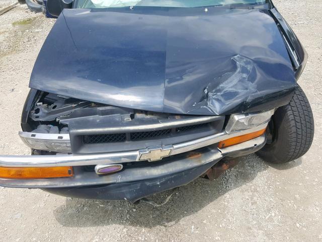 1GCCS1445YK121360 - 2000 CHEVROLET S TRUCK S1 BLACK photo 7