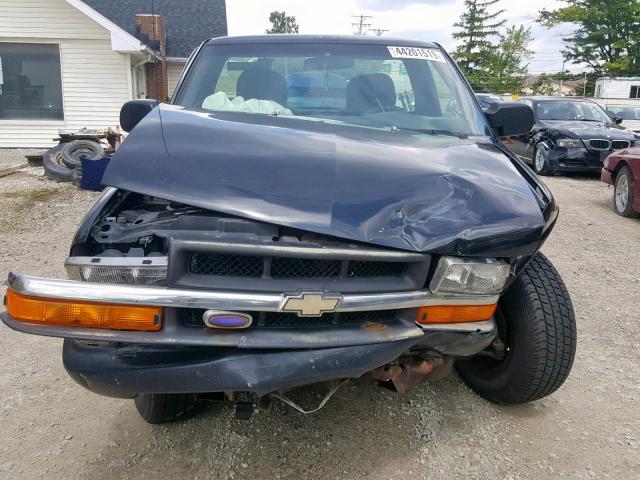 1GCCS1445YK121360 - 2000 CHEVROLET S TRUCK S1 BLACK photo 9