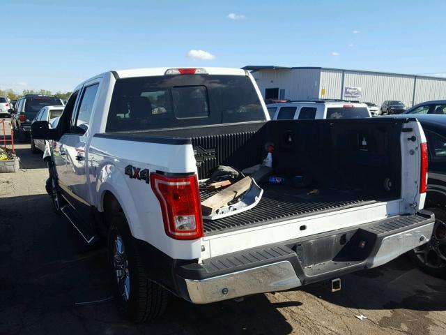 1FTEW1EP4FFB31082 - 2015 FORD F150 SUPER WHITE photo 3