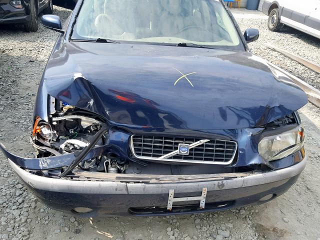 YV1RS61T442334629 - 2004 VOLVO S60 BLUE photo 7