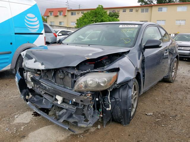 JTKDE167X80274307 - 2008 TOYOTA SCION TC გრაფიტი ფოტო 2
